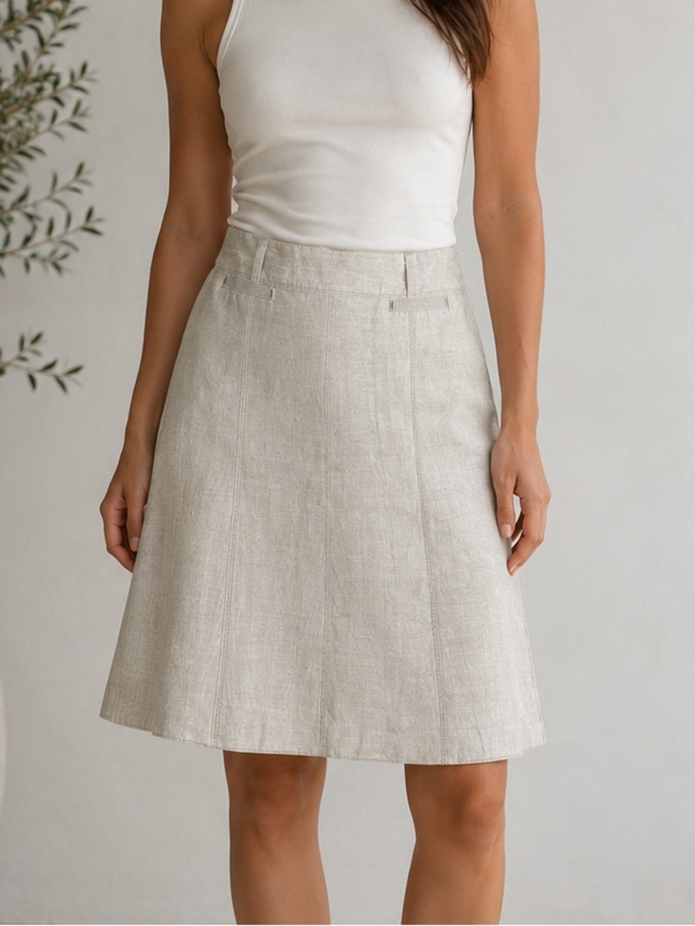 Gerry Weber Linen Skirt